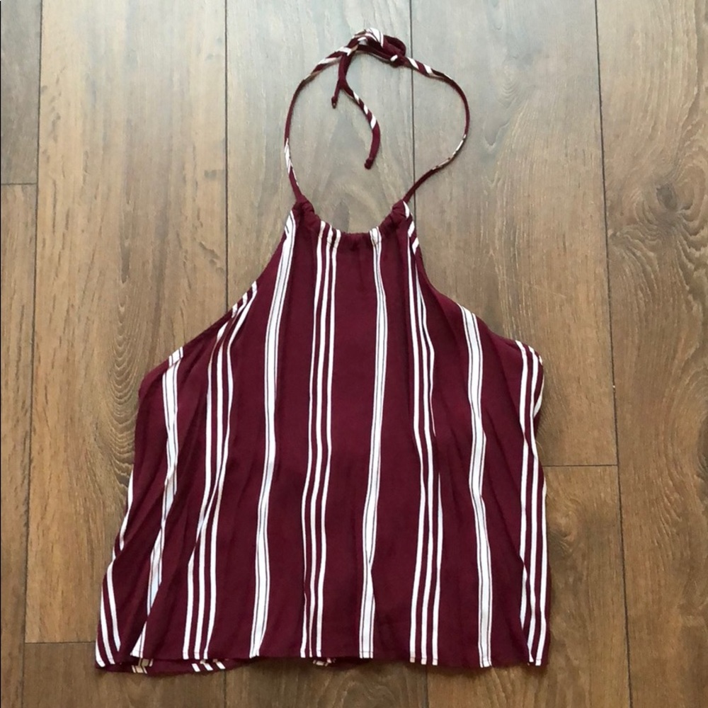 Flynn Skye Striped Halter Top